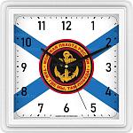 Часы настенные VAIL VL-К1733/1 квадратные, белый