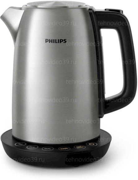Электрический чайник Philips HD9359/90, серебристый купить по низкой цене в интернет-магазине ТехноВидео