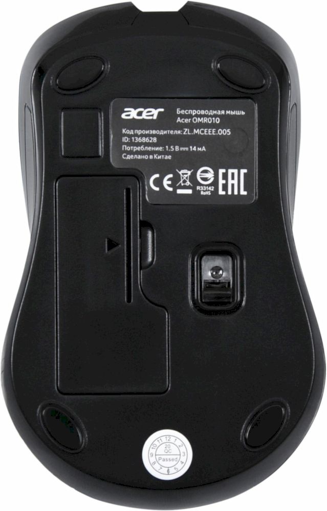 Мышь беспроводная Acer OMR010 черный (ZL.MCEEE.005)