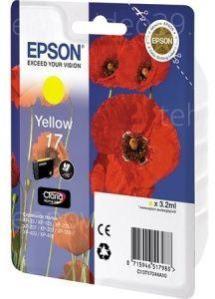 Картридж Epson (МАКИ) T17044A10 для XP33/203/303 (Yellow) ресурс приблизительно 150стр (C13T17044A10 купить по низкой цене в интернет-магазине ТехноВидео