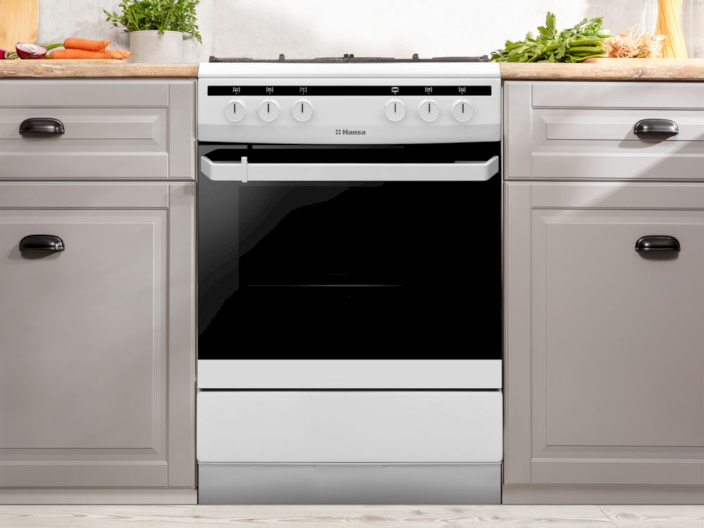 Плита комбинированная с крышкой Hansa FCMX68020