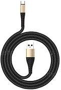 Кабель USB Type-C-USB Type-A золотой 2.4А Aksberry X139 купить по низкой цене в интернет-магазине ТехноВидео