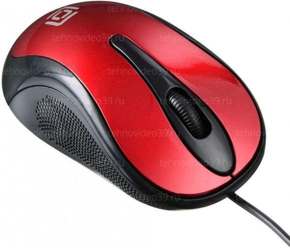 Мышь Оклик 385M черный/красный оптическая (1000dpi) USB для ноутбука (3but) купить по низкой цене в интернет-магазине ТехноВидео
