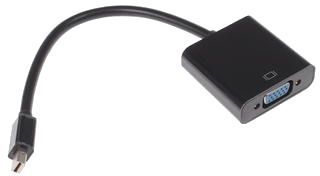Переходник Mini DisplayPort to VGA adapter, black. CableExpert (A-mDPM-VGAF)