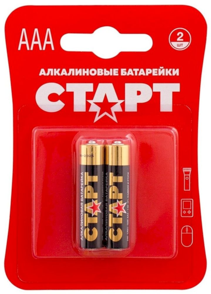 Батарейки Старт LR03-BL2 по 2шт