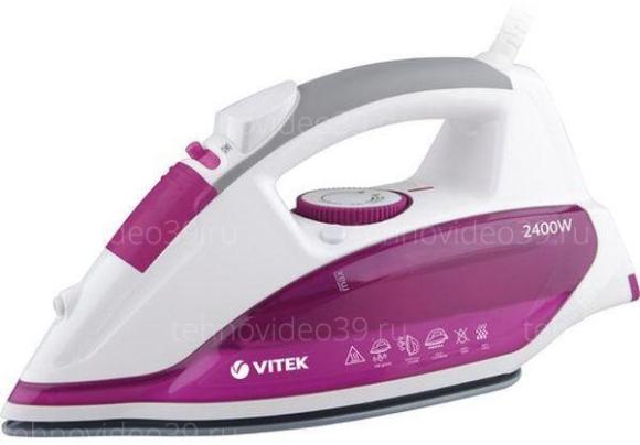 Утюг Vitek VT-1262 (Розовый) купить по низкой цене в интернет-магазине ТехноВидео