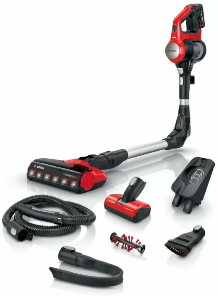 Вертикальный пылесос Bosch BBS711ANM ProAnimal красный