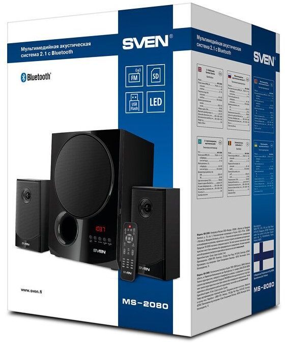 Колонки 2.1 SVEN MS-2080 Чёрный (SV-018771)