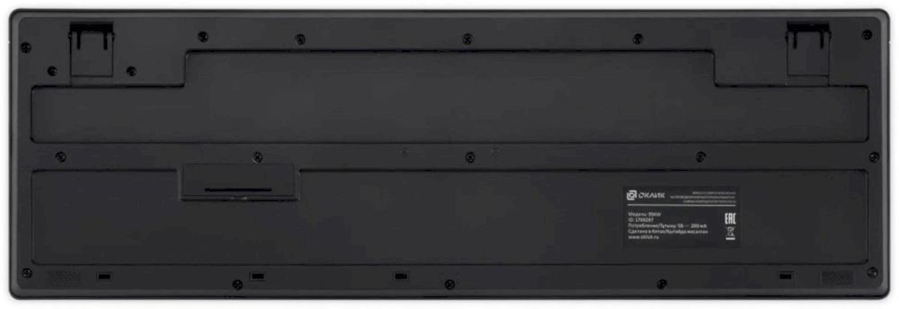 Клавиатура беспроводная Оклик 95KW черный USB беспроводная (1788287)