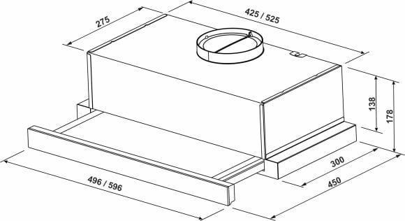 Вытяжка Eleyus CCN L 14 150 60 WH белый