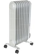 Масляный радиатор Ресанта ОМПТ-9Н (2 кВт) (67/3/4), белый/серебристый