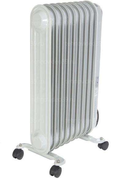 Масляный радиатор Ресанта ОМПТ-9Н (2 кВт) (67/3/4), белый/серебристый купить по низкой цене в интернет-магазине ТехноВидео