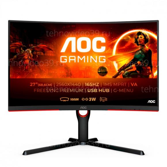Игровой монитор AOC GAMING CQ27G3SU/BK купить по низкой цене в интернет-магазине ТехноВидео