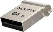 USB Flash Drive 64Gb Maxvi metallic silver (FD64GBUSB20C10MM) купить по низкой цене в интернет-магазине ТехноВидео