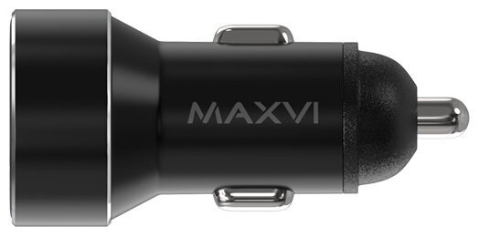 Заряд. устр-во автомоб Maxvi CCM-M542 LED metallic black