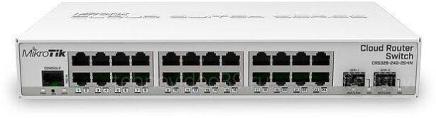 Коммутатор Mikrotik CRS326-24G-2S+IN купить по низкой цене в интернет-магазине ТехноВидео