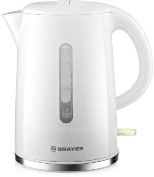 Электрический чайник Brayer BR6108 белый купить по низкой цене в интернет-магазине ТехноВидео