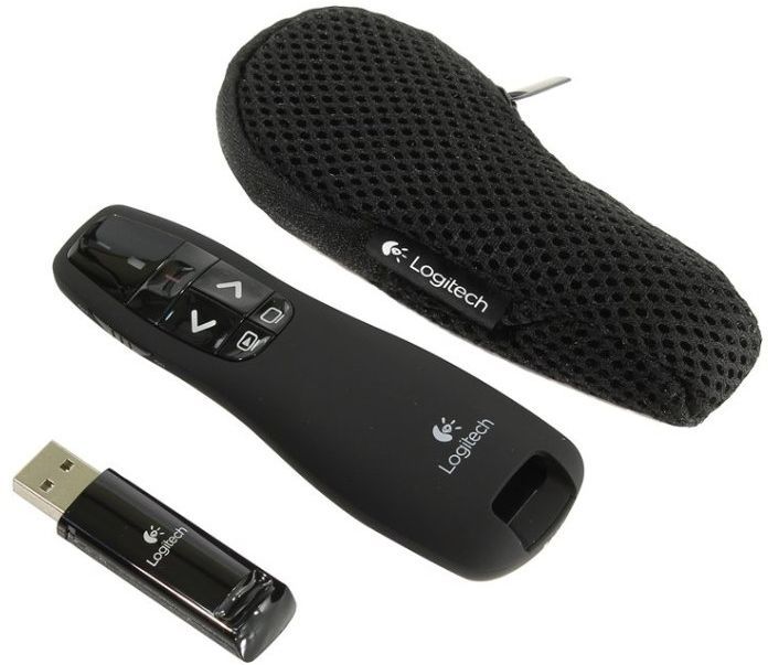 Презентер Logitech Wireless Presenter R400 Black USB (910-001356)