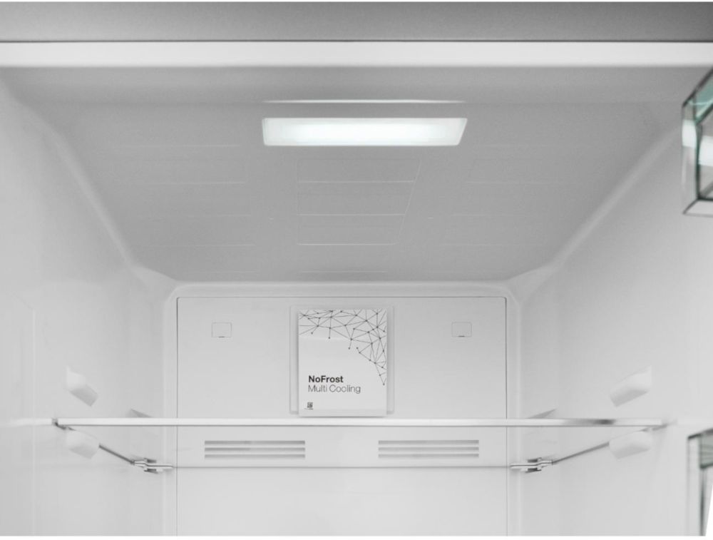 Холодильник Schaub Lorenz SLU S379L4E белое стекло