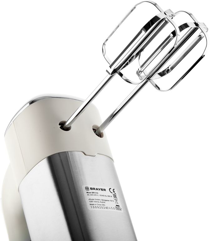 Миксер Brayer BR1312 нерж. сталь/бежевый