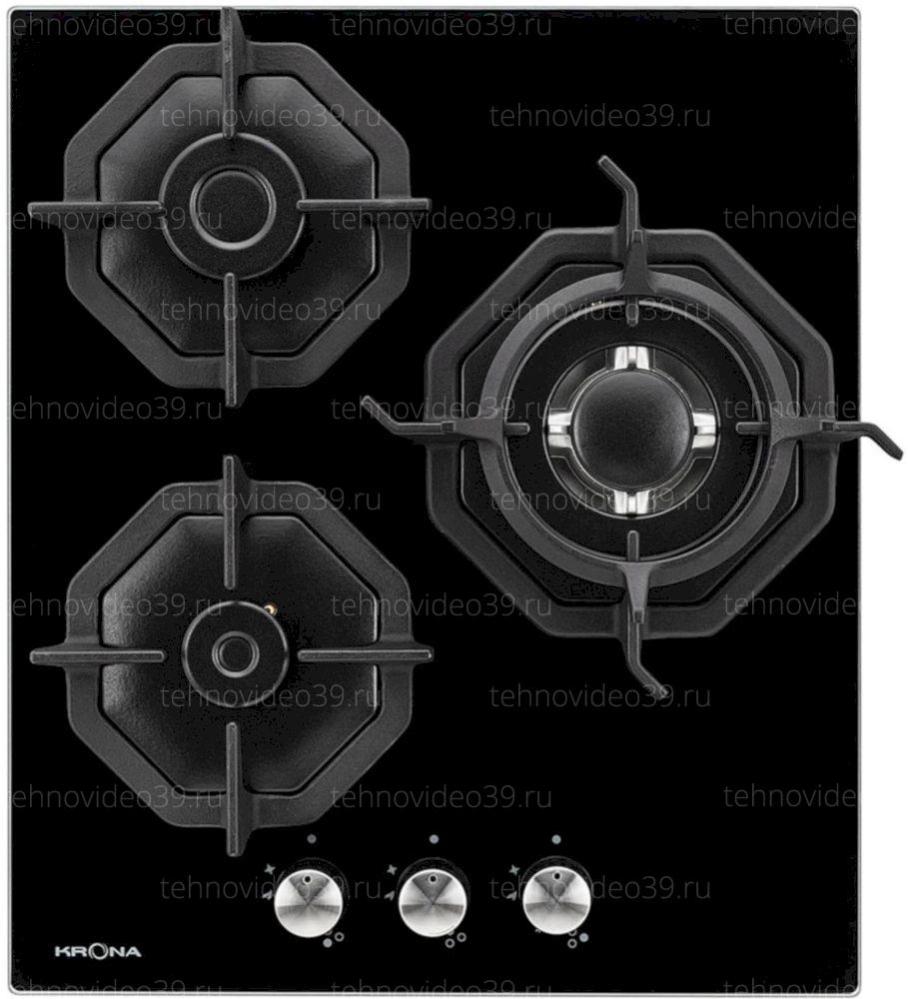 Газовая варочная поверхность Krona ALBERO 45 BL купить по низкой цене в интернет-магазине ТехноВидео