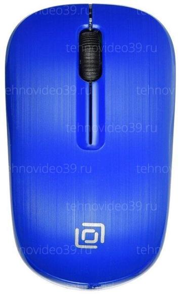 Мышь Оклик 525MW черный/синий оптическая (1000dpi) беспроводная USB для ноутбука (3but) купить по низкой цене в интернет-магазине ТехноВидео