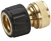 Латунный коннектор с аквастопом Karcher 3/4 (26450180) купить по низкой цене в интернет-магазине ТехноВидео