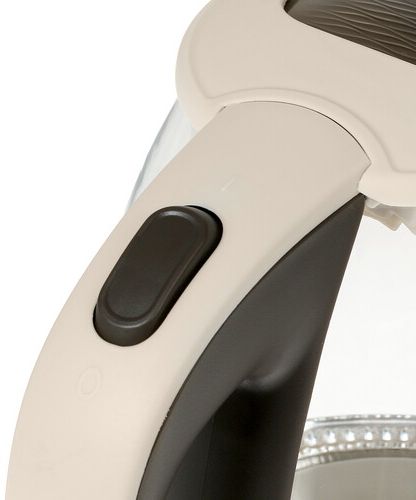 Электрический чайник Brayer BR1045BN, бежевый/коричневый