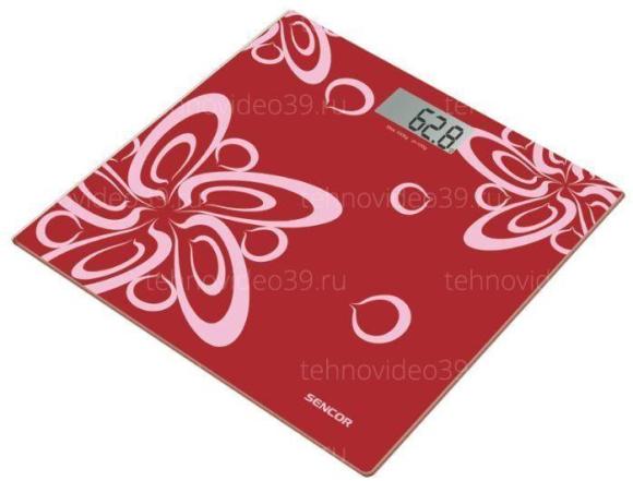 Весы напольные Sencor SBS 2507 RD красный купить по низкой цене в интернет-магазине ТехноВидео