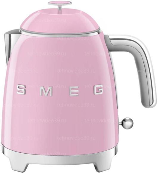 Электрический чайник Smeg KLF05PKEU розовый купить по низкой цене в интернет-магазине ТехноВидео