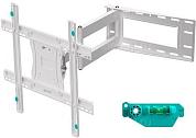 Кронштейн для телевизора ONKRON M7L белый, для 40"-75", наклон 15°, поворот 180°