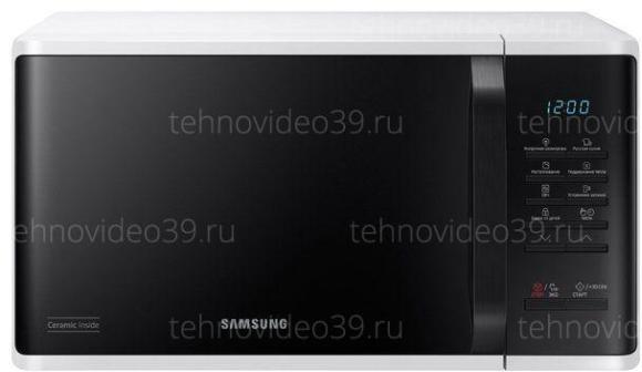 Микроволновая печь Samsung MS 23K3513AW черный/белый купить по низкой цене в интернет-магазине ТехноВидео