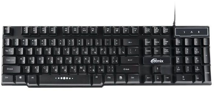 Клавиатура Ritmix RKB-200 BL Black