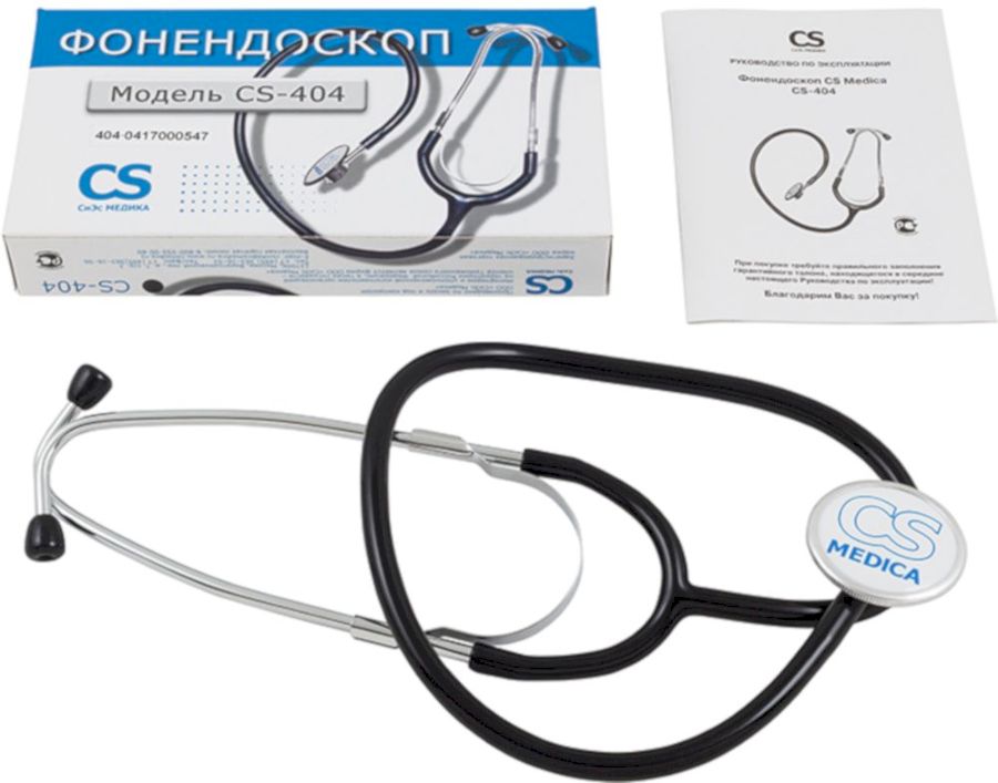 Фонендоскоп CS Medica CS-404 (Черный)