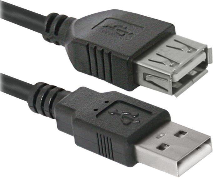 Кабель USB 2.0 AM-AF Defender USB02-06 1,8м