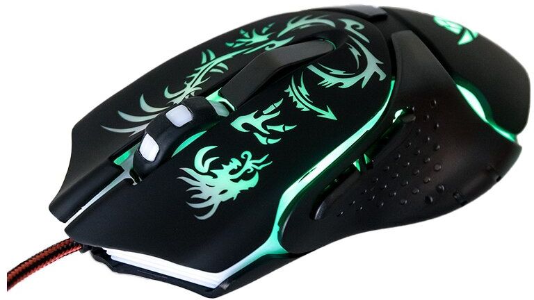 Мышь Dialog MOG-25U Nakatomi Gaming mouse-игровая, USB, черная