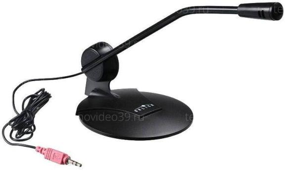 Микрофон Оклик проводной MP-M009B 1.8м черный купить по низкой цене в интернет-магазине ТехноВидео