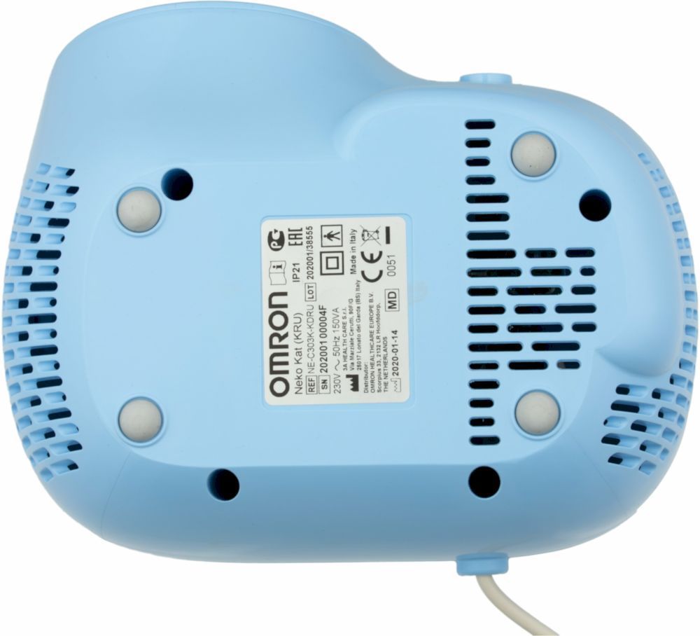 Ингалятор компрессорный Omron Neko Kat (KRU) детский (голубой)