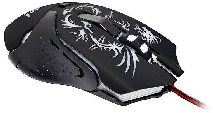 Мышь Dialog MOG-25U Nakatomi Gaming mouse-игровая, USB, черная