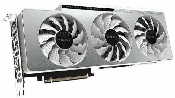 Видеокарта Gigabyte GeForce RTX3060Ti VISION OC series (GA104-200-A1/ 8nm) (1755/14000) GDDR6 8192Mb купить по низкой цене в интернет-магазине ТехноВидео