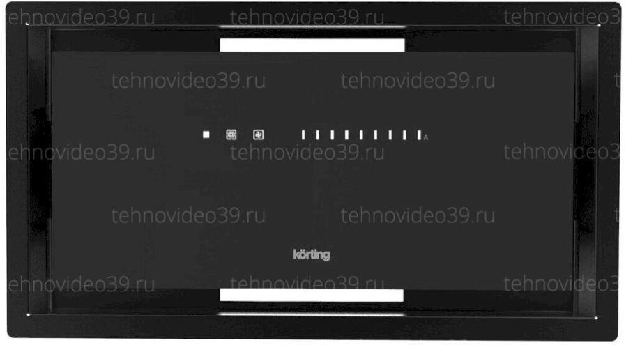 Вытяжка встраиваемая Korting KHI 6997 GN черный купить по низкой цене в интернет-магазине ТехноВидео