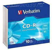Матрица CD-R 700Mb Verbatim 52X Slim Case (10) EXTRA PROTECTION (43415) купить по низкой цене в интернет-магазине ТехноВидео