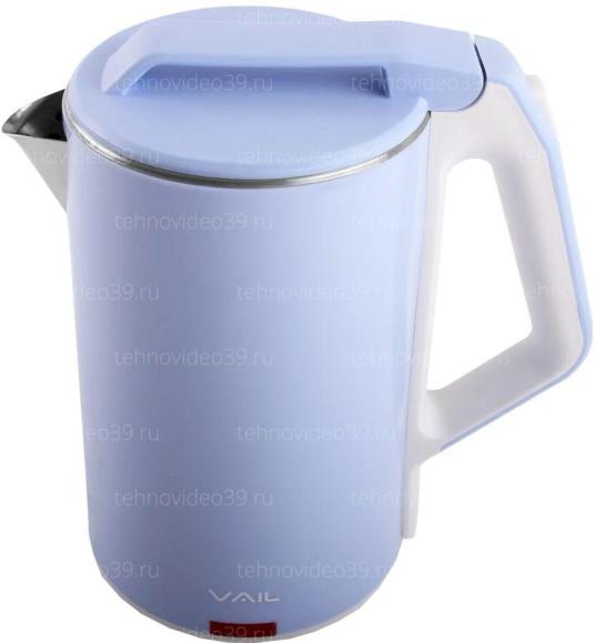 Электрический чайник VAIL VL-5552 голубой купить по низкой цене в интернет-магазине ТехноВидео