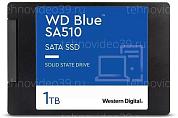 Жесткий диск SSD 1000GB Western Digital Blue R560/W520 Mb/s WDS100T3B0A TBW 400TB купить по низкой цене в интернет-магазине ТехноВидео