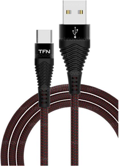 Кабель TFN USB Type-C-USB, плетеный, 1 метр, черный (TFN-CFZUSBCUSB1MBK) купить по низкой цене в интернет-магазине ТехноВидео