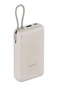 Портативная батарея Xiaomi Power Bank 33W 20000mAh, встроенный кабель, бежевая (BHR8851GL) купить по низкой цене в интернет-магазине ТехноВидео