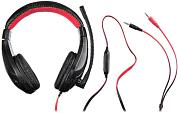 Гарнитура Оклик HS-L100 черный/красный (NO530) купить по низкой цене в интернет-магазине ТехноВидео