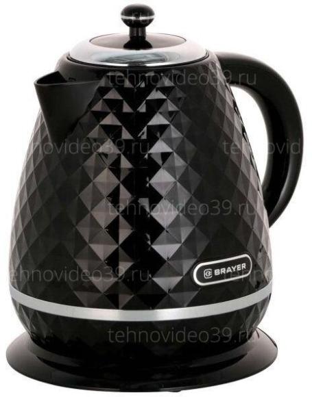 Электрический чайник Brayer BR1008BK черный купить по низкой цене в интернет-магазине ТехноВидео