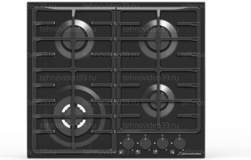 Газовая варочная поверхность Schaub Lorenz SLK GS6529 черный купить по низкой цене в интернет-магазине ТехноВидео