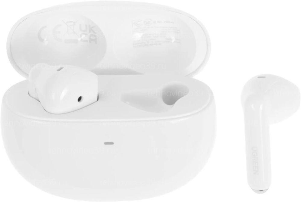 Беспроводные TWS наушники с микрофоном Ugreen WS201 (15612) Earbuds HiTune H5, белый купить по низкой цене в интернет-магазине ТехноВидео